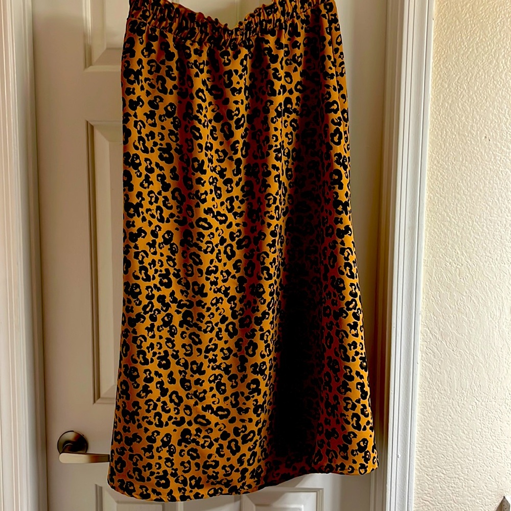 Leopard Print Skirt